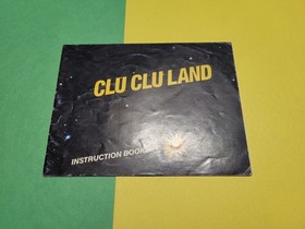 NES Manual Only - Nintendo Entertainment System - No Game - Clu Clu Land
