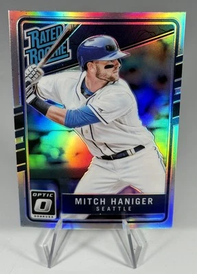 2017 Panini Donruss Optic - Rated Rookies Mitch Haniger #64 Holo Prizm (RC) - Image 1 of 2