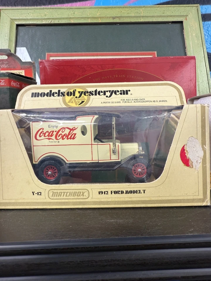 Matchbox Models of Yesteryear Y-12 1912 Ford Model T Van Coca-Cola w/ Box - Image 1 of 1
