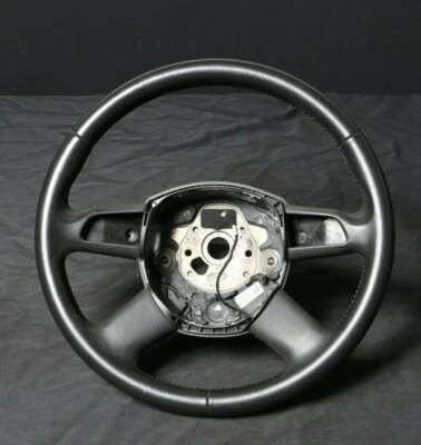 Volant En Cuir Multifonction 1KT Noir Audi A6 4F Q7 4L -2 - Photo 1/4