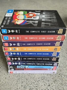 South Park DVD Lot Seasons 1 2 4 5 6 10 12 14 15 17 MA15+ - Picture 1 of 4