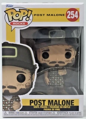 Funko Pop! Rocks Post Malone #254 With Pop Protector - Image 1 of 4