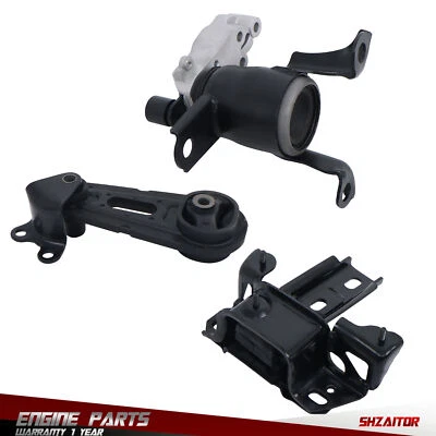 Juego de montaje de motor y transmisión y par 3x para Mazda 2 2011 2012 2013 2014 1,5 L Foto 1 de 4