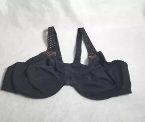 Wacoal 38C Black Soft Embrace Front Close Racer Back Underwire Bra #851311 - Picture 1 of 10