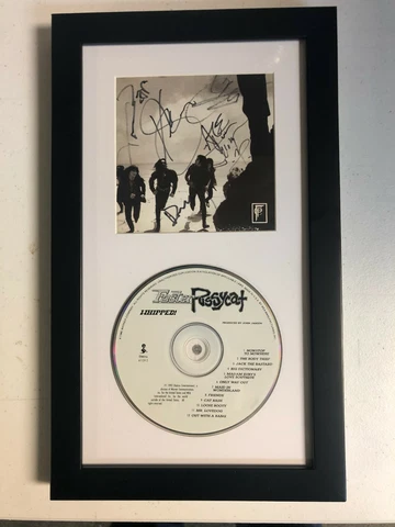 Autographed by Entire * NEW* Band Faster Pusssycat CD Taime Downe Framed! Cover