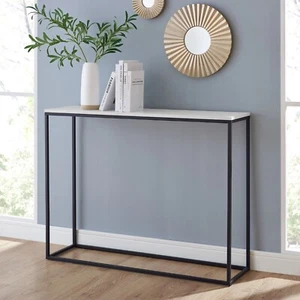 107 cm Elegante Acento Moderno Sofá Lateral Soporte Consola de Entrada Mesa Pasillo Entrada - Imagen 1 de 15