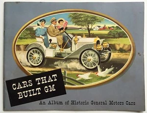 VINTAGE 1954 "CARS THAT BUILT GM" BOOKLET OF HISTORIC CARS ~ FULLY ILLUSTRATED. - Imagen 1 de 5