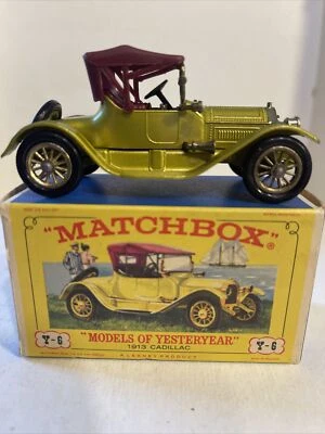vintage 1968 Matchbox Models of Yesteryear 1913 Cadillac Y-6 New In Box - Image 1 of 4