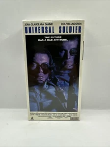 Universal Soldier 1992 VHS Jean-Claude Van Damme Brand *New* Sealed Watermarks - Picture 1 of 7