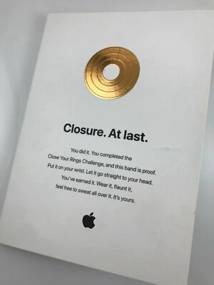 Original Apple watch Woven Nylon Band Close your Rings 2018 Employee Edition NEW - Image 1 of 4