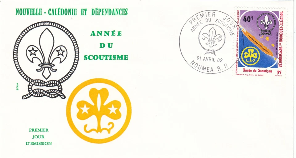 Scouts New Caledonia FDC 1982 (145428) - Image 1 of 1