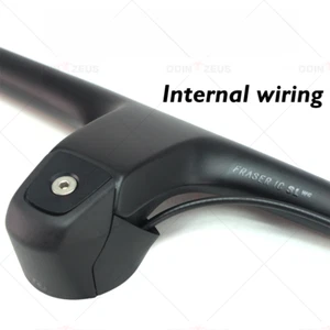 740-780mm Full Carbon MTB BMX Racing Bicycle Integrated Cockpit Handlebar -20° - Picture 1 of 48