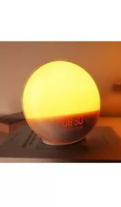 Sunrise Alarm Clock for Heavy Sleepers Wake Up Light with Sunrise/Sunset Simu... - Picture 1 of 5
