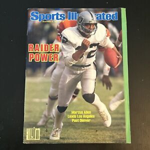 12/16/85 Sports Illustrated Marcus Allen “Raider Power” LA Raiders!