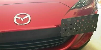 Kit de montaje de matrícula de gancho de remolque para parachoques delantero para Mazda MX-5 Miata 2013-2015 nuevo Foto 1 de 4