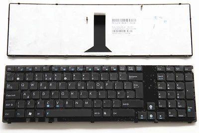 KBSPRO Teclado Reino Unido para Asus A93S A95V K93 K93S K93SM K95V K95VM R900V R900VM X93S X93SM