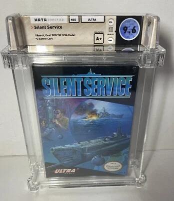 Silent Service (Nintendo Entertainment System, 1989) NES WATA 9.6A+ SEALED - Image 1 of 2