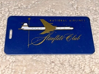 ETIQUETA DE EQUIPAJE CLUB STARFLITE DE NATIONAL AIRLINES DE COLECCIÓN - Airline Of The Stars Foto 1 de 4
