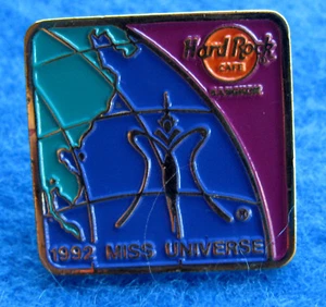 BANGKOK THAILAND 1992 MISS UNIVERSE BEAUTY PAGEANT ASIA MAP Hard Rock Cafe PIN - Picture 1 of 1