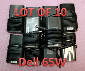 LOT OF 10 Genuine Dell 65W Laptop Power Charger AC Adapter G4X7T - Picture 1 of 4