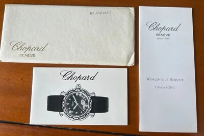 Chopard Happy Fish Watch Instruction Booklet - Image 1 of 4