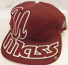 Umass Minutemen Hat Unisex Red 1994 Global Caps Big Logo Vtg Snapback Cap