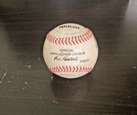 Vtg Wilson A1010 Official Minor League Appalachian League Baseball Game Used Cover