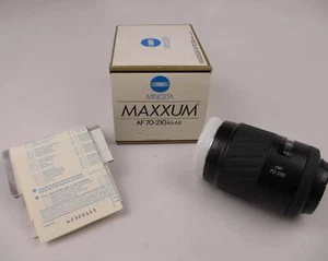 MINOLTA MAXXUM AF OBJEKTIV 70–210 mm f/4,5–5,6 FÜR SONY A ODER MAXXUM Japan - Bild 1 von 8