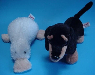 Ganz Webkinz Lil' Kinz Googles & Aurora Dachshund Dog - Image 1 of 4