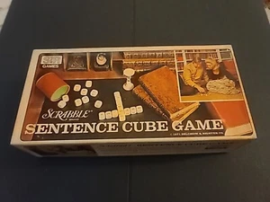 Scrabble Sentence Cube Game Vintage 1971 Selchow & Righter Complete Very Nice - Picture 1 of 7