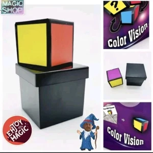 Magic Tricks Color Vision Cube Prediction Gimmick Beginner Trick MA5 - Picture 1 of 6