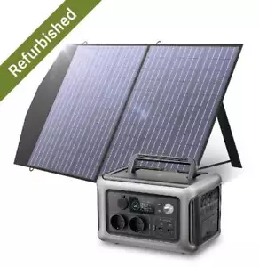 600W Solargenerator 299Wh LiFePO4 Powerstation mit 100W Solar Panel Gebraucht - Bild 1 von 8
