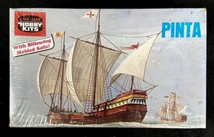 1974 LIFE-LIKE Hobby Kits 1/200 Scale Caravel PINTA, #09364, Factory Sealed - Bild 1 von 5