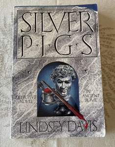 Silver Pigs By Lindsey Davis PB 1989 1st American Ed. - Bild 1 von 5