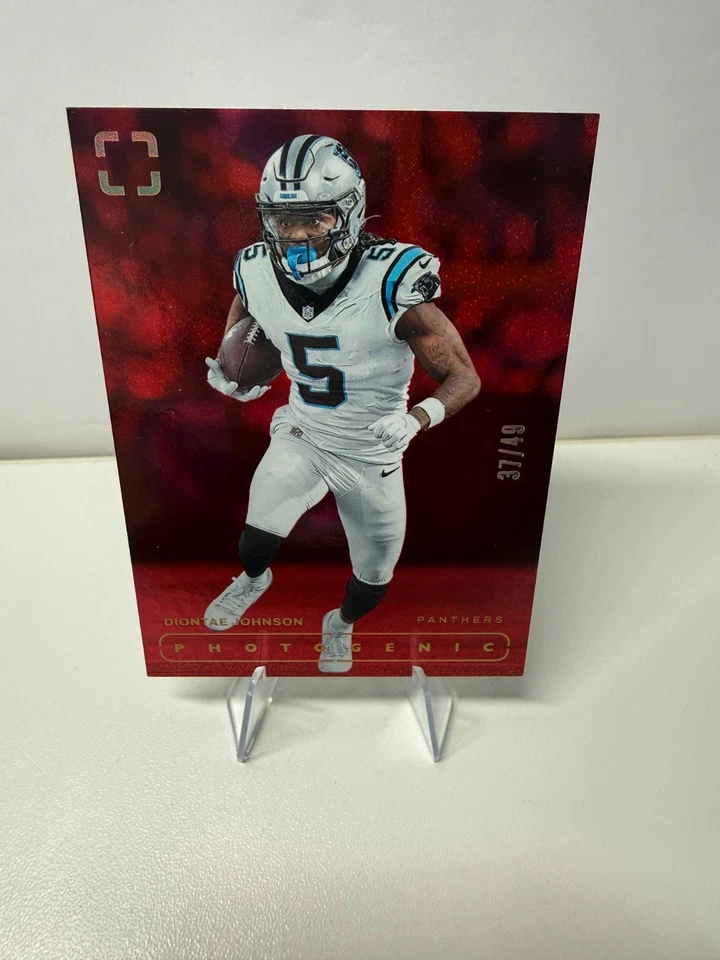 Diontae Johnson 2024 Panini Photogenic Red /49 #104 Panthers - Image 1 of 4