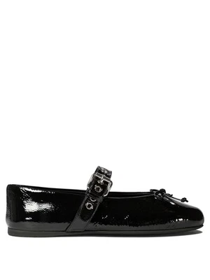 Miu Miu Leather Ballet Flats IT 38 Women - Image 1 of 4