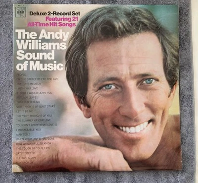 THE ANDY WILLIAMS SOUND OF MUSIC - DOUBLE 12" Vinyl LP EX Condition Free P&P - Image 1 of 4