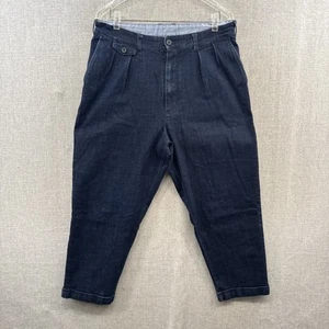Beams Japan Jeans Herren Large Tapered Baggy Plissee Blau Freizeit Taschen Erwachsene* - Bild 1 von 17