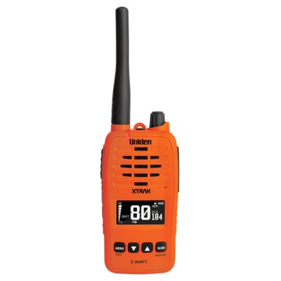 Uniden XTRAK 50 Orange Smart UHF Waterproof Handheld Radio Uniden - Image 1 of 2