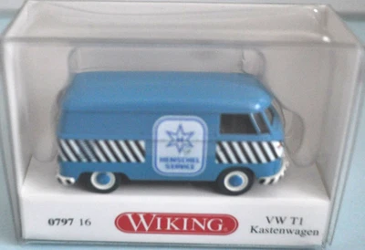 Wiking 0797-16 VW T1 furgoneta furgoneta ("SERVICIO HENSCHEL") - NUEVO COMO NUEVO con CAJA Foto 1 de 4