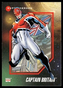 1992 Impel Marvel Universe #17 Captain Britain - Picture 1 of 2