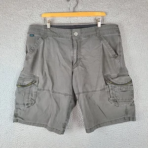 Kuhl Men's Ambush Cargo Shorts Patina Dye Grey 38 Trail Hike Outdoor Casual 11" - Picture 1 of 8