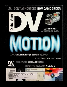 DV Digital Video Magazine NOVEMBER 2004 Apple's Realtime Motion Graphics Review - Picture 1 of 3