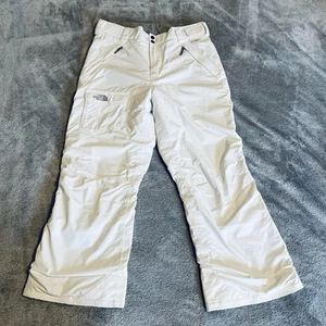 The north face women's insulated hyvent ski pants white t150 t550 Snowboard XL - Picture 1 of 10