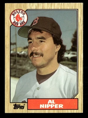 1987 Topps Tiffany GLOSSY #617 Al Nipper Boston Red Sox - Image 1 of 2