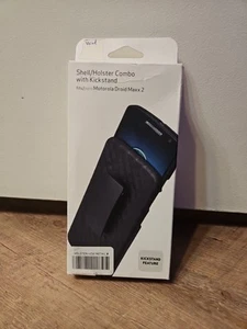 For Motorola Droid MAXX 2 Hybrid Case Cover Belt Clip Holster Combo Kickstand - Picture 1 of 3