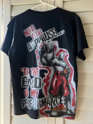Camisa Negra Retro Vintage AND1 Trash Talk - Talla M Foto 1 de 4