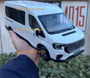 JMC 1/18 FORD TRANSIT White Business van V348 T8 Diecast Models Car Collection - Bild 1 von 7