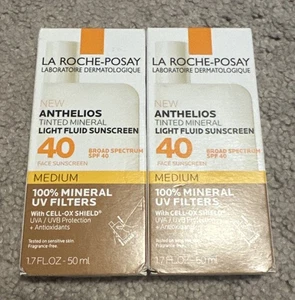 2x-La Roche-Posay Anthelios Protector Solar Tintado FPS 40 | - Mediano - Nuevo En Caja - Imagen 1 de 3