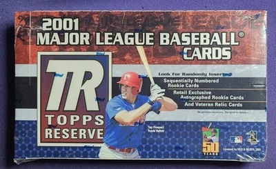 2001 Topps Reserve Baseball Retail Exclusive box  (Autos) Pujols Rookie year - Image 1 of 3